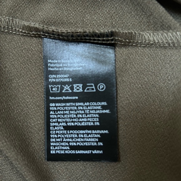 Olive green H+M top - Picture 3 of 3